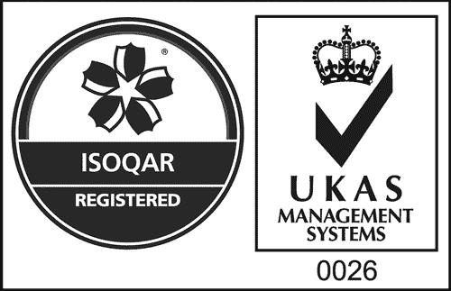 ISOQAR Regsitered - UKAS Management Systems 0026